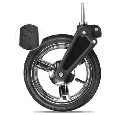 Schwenkrad vorne (komplett)